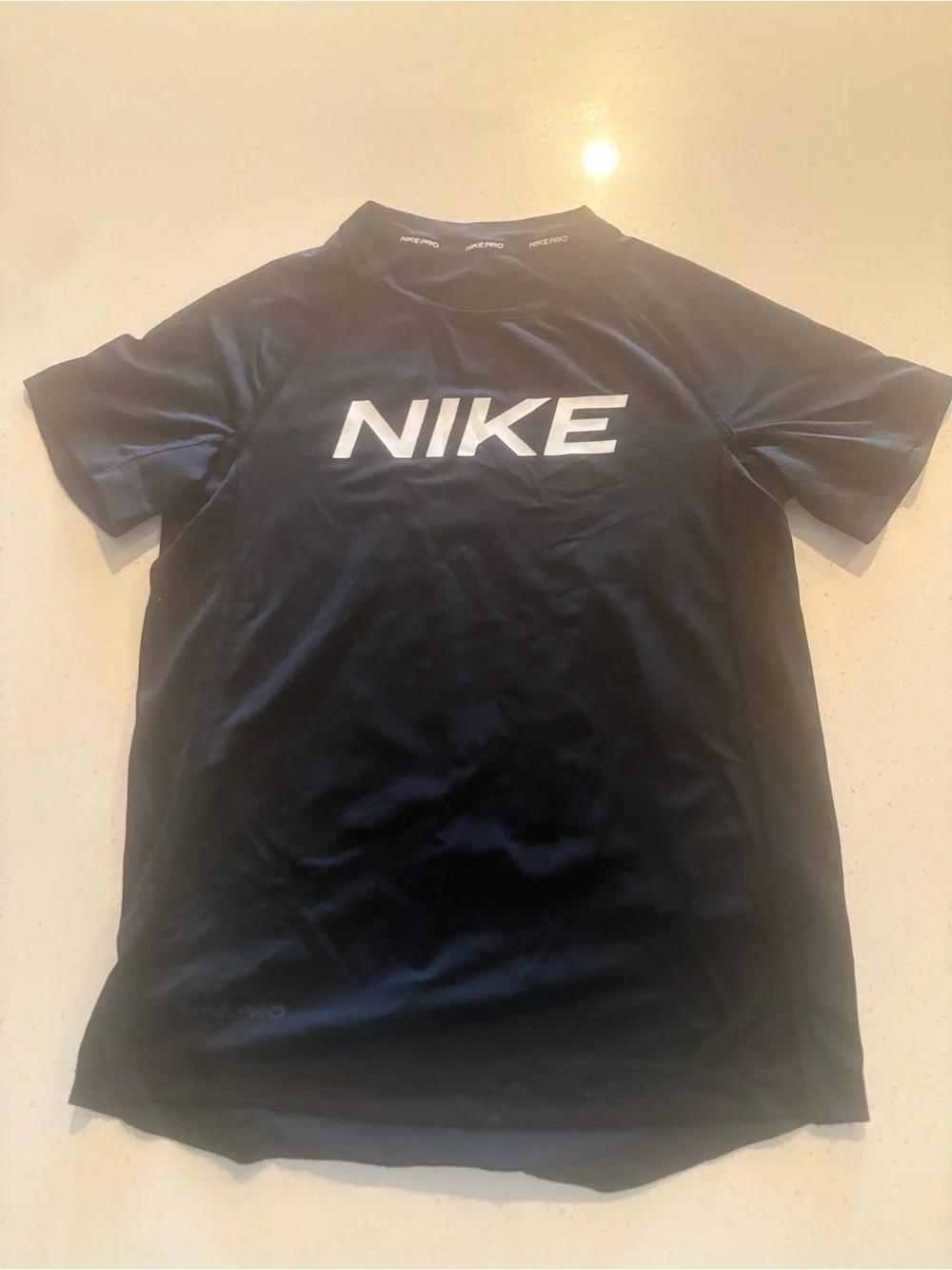 Nike boys Black Dri-FIT Athletic Tee